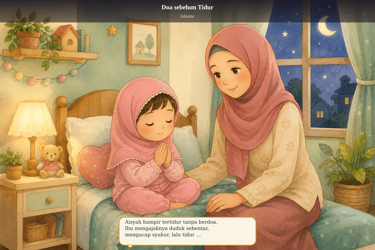 Doa sebelum Tidur