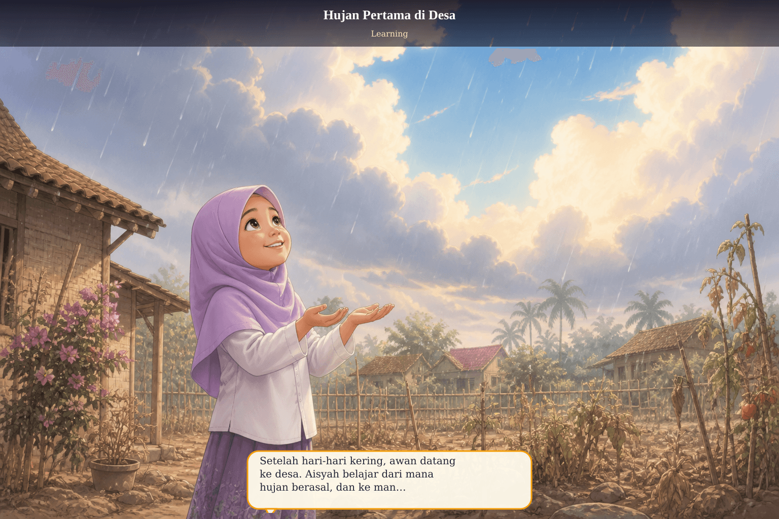 Hujan Pertama di Desa